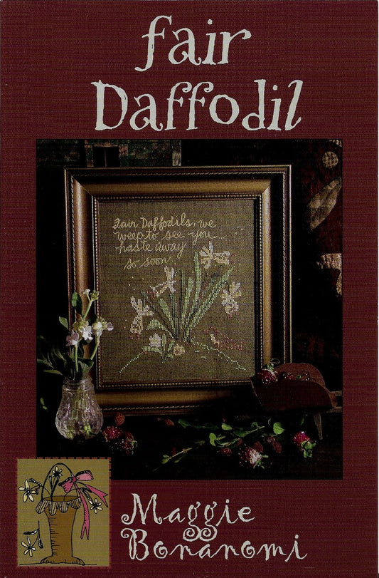 Blackbird Designs Fair Daffodil cross stitch pattern