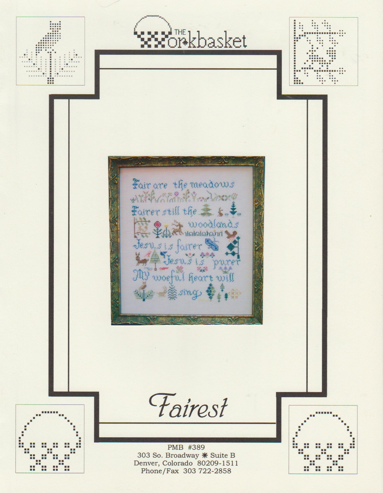 The Workbasket Fairest cross stitch pattern