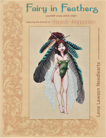 Lena Lawson Fairy in Feathers by Pascal Moguerou cross stitch pattern