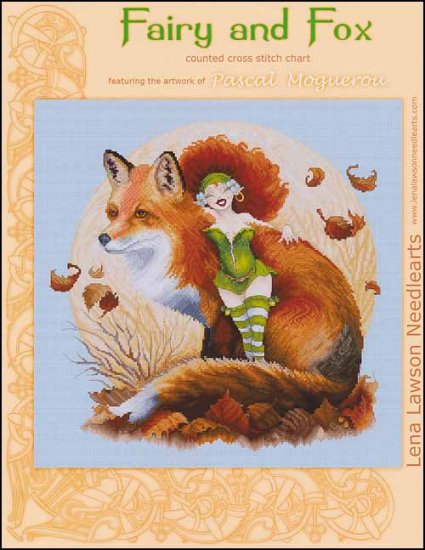 lena lawson Fairy and Fox PascalMoguerou cross stitch pattern