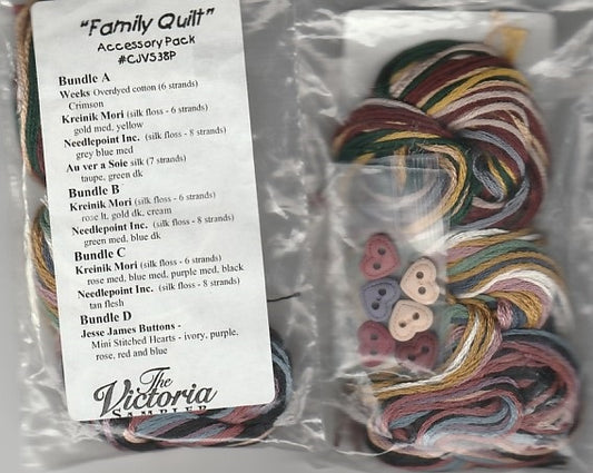 Victoria Sampler Family Quilt Embellishment Pack CJVS38P