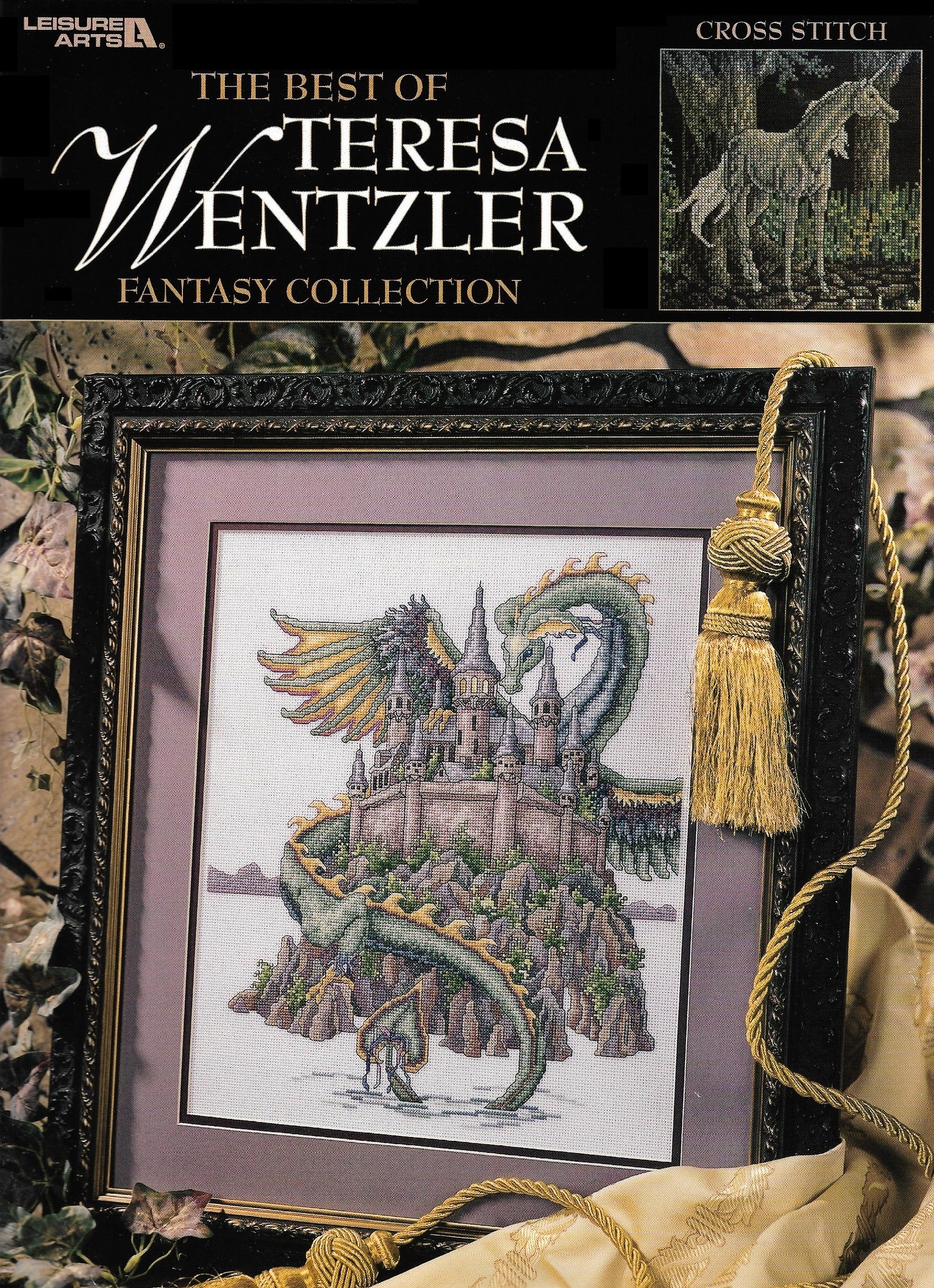 Leisure Arts Fantasy Collection Best of Teresa Wentzler  LA15872 fantasy cross stitch pattern