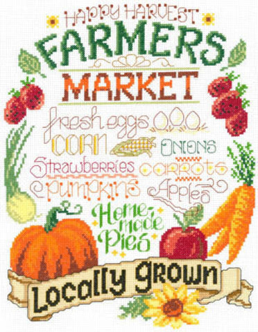 Imaginating Farm Fresh 3161 cross stitch pattern