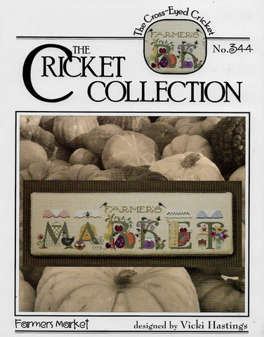 Cricket Collection Famer's Market cross stitch pattern