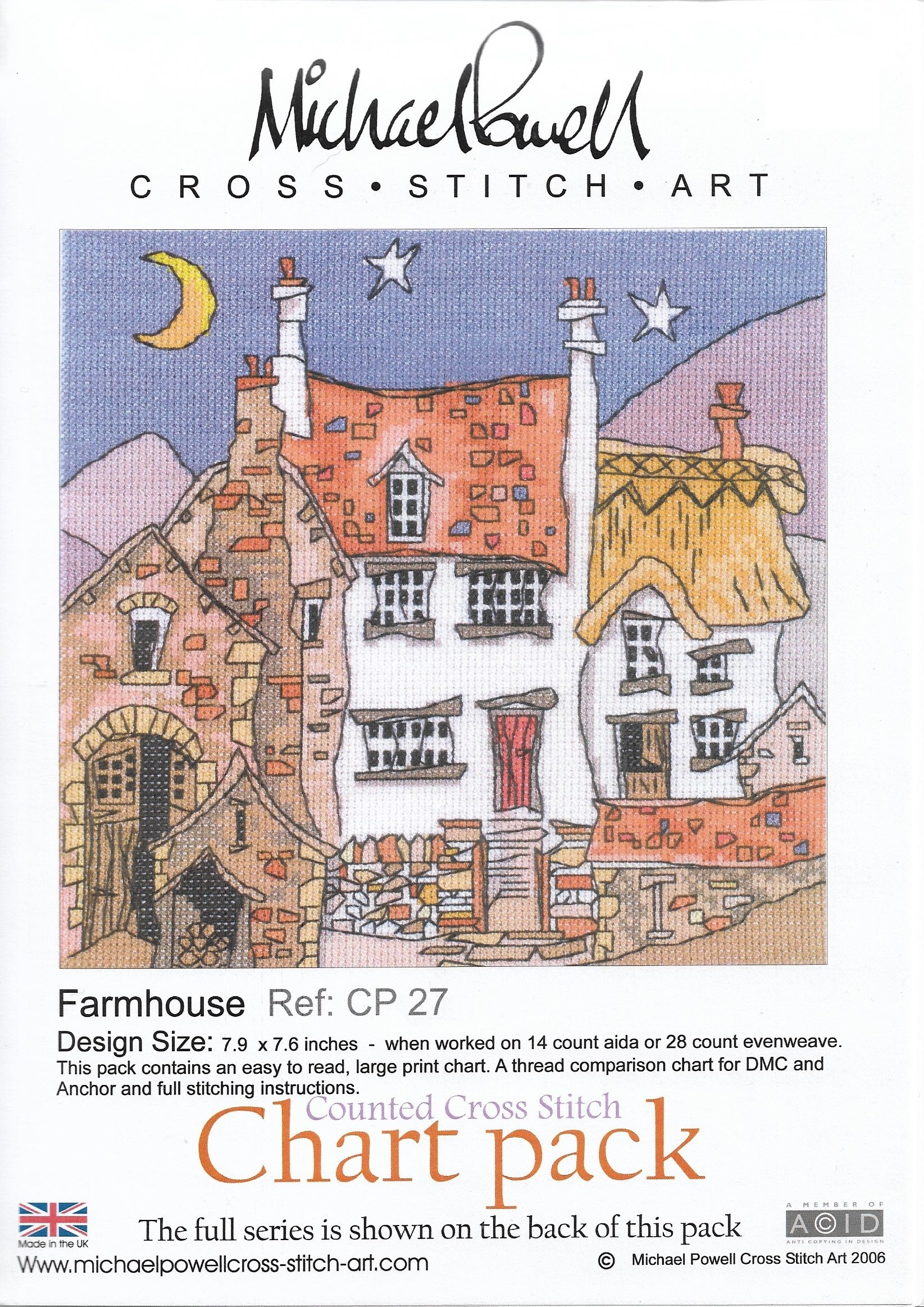 Michael Powell Farmhouse CP27 cross stitch pattern