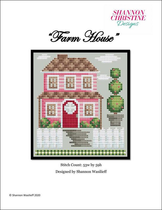 Shannon Christine Farm House cross stitch pattern