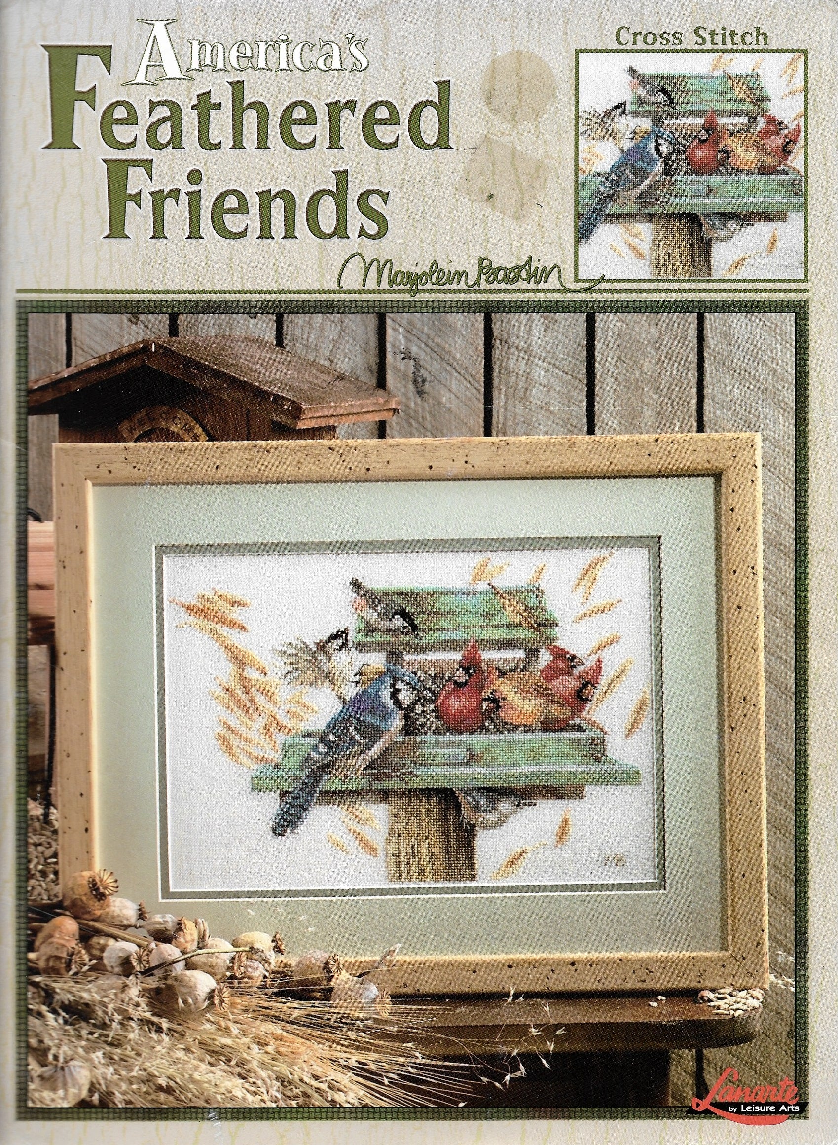 Leisure Arts Lanarte America's Feathered Friends 3313 bird cross stitch pattern