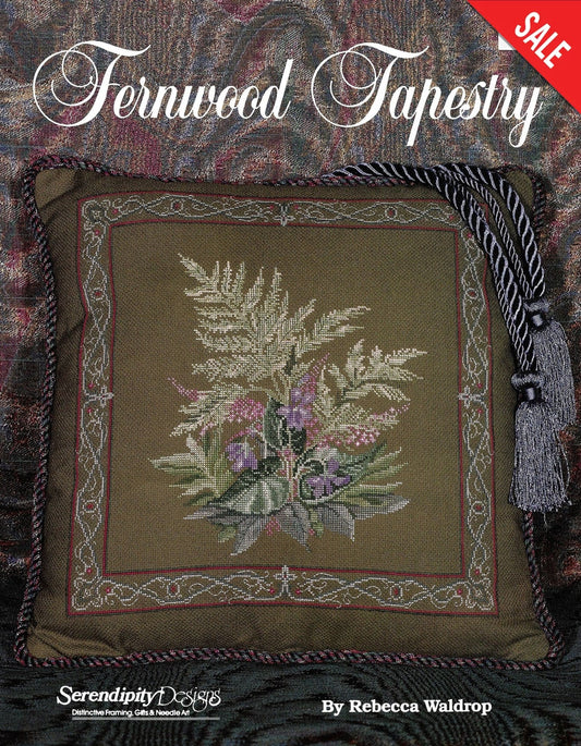 Serendipity Fernwood Tapestry flower cross stitch pattern
