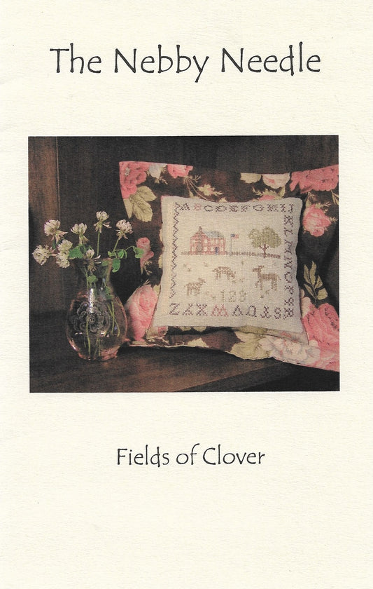 Nebby Needle Fields of Clover cross stitch pattern