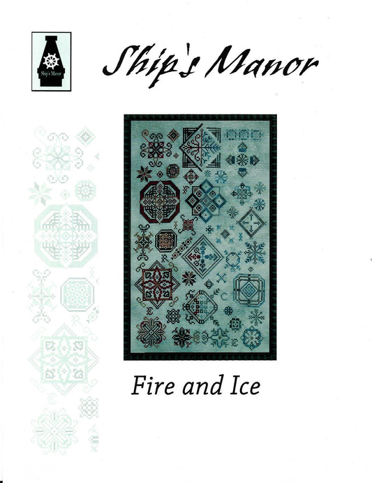 Ship's manor Fire and Ice cross stitch pattern