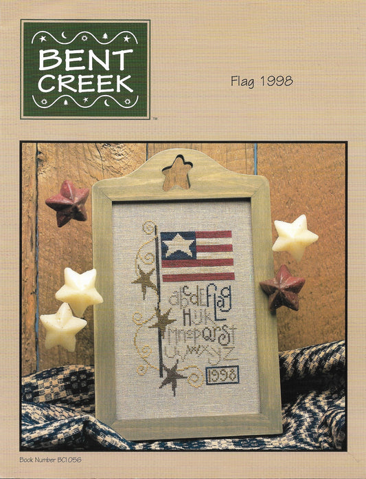 Bent Creek Flag 1998 patriotic cross stitch pattern