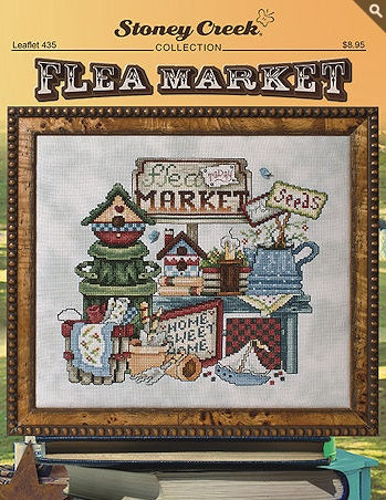 Stoney Creek Flea Market LFT435 cross stitch booklet