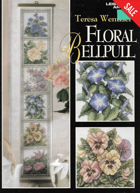 Leisure Arts Floral Bellpull LA3039 cross stitch pattern