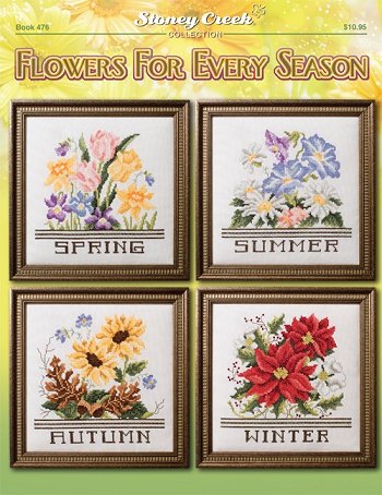 Stoney Creek Flowers for every season BK479 cross stitch pattern