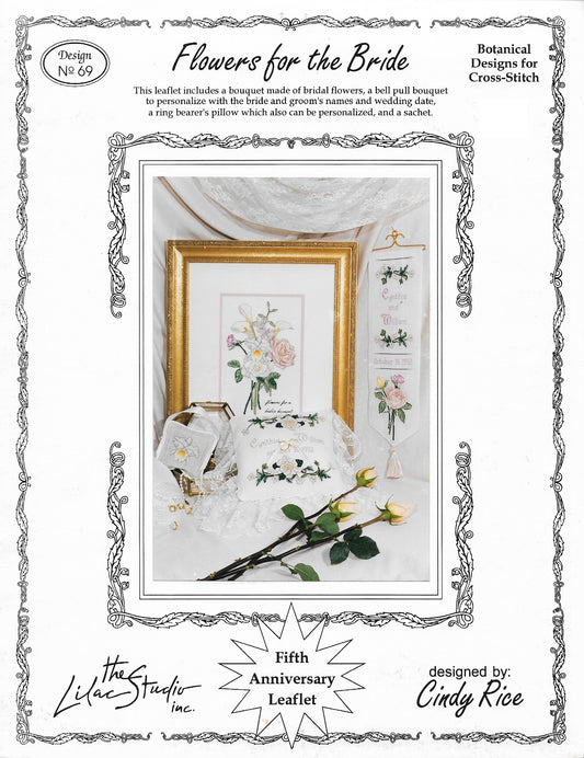 Lilac Studio Flowers for The Bride no 69 wedding cross stitch pattern