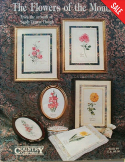 Country Cross-Stitch The Flowers of the Month 64 cross stitch pattern