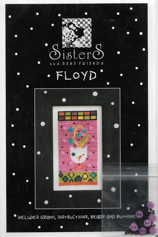 Sisters & Best friends Floyd easter cross stitch pattern