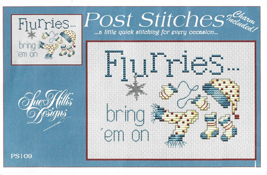 Sue Hillis Flurries christmas cross stitch pattern