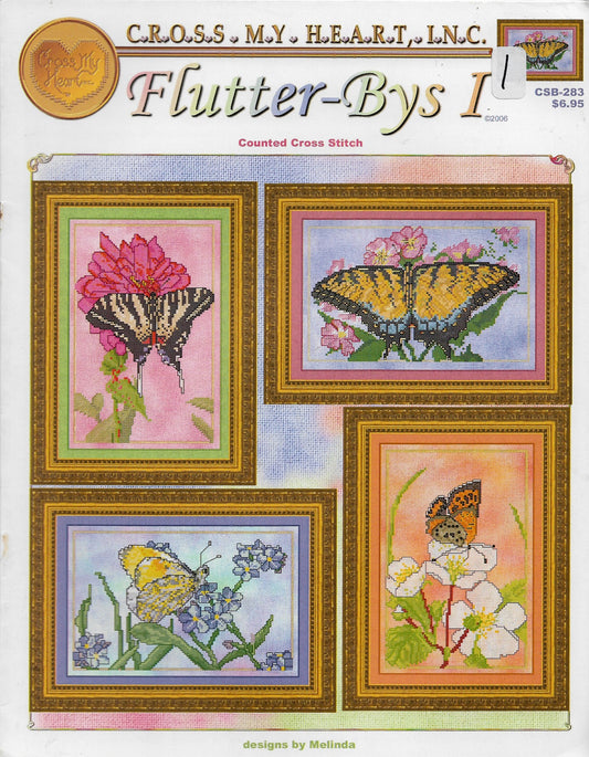 Cross My Heart Flutter-bys I Butterfly cross stitch pattern