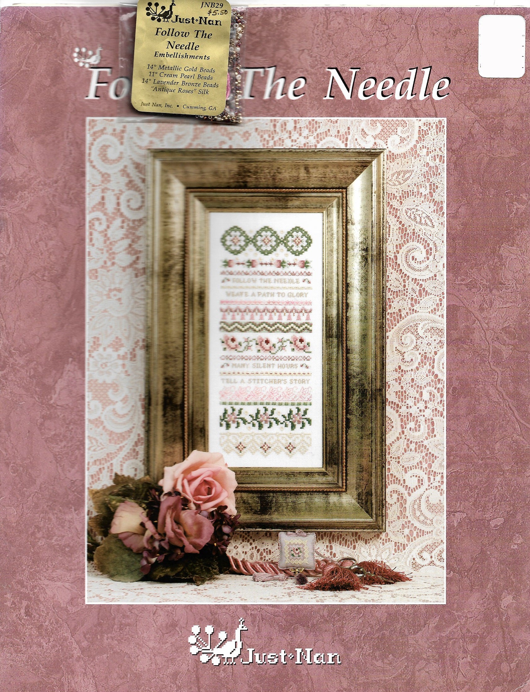 Just nan Follow the Needle cross stitch pattern