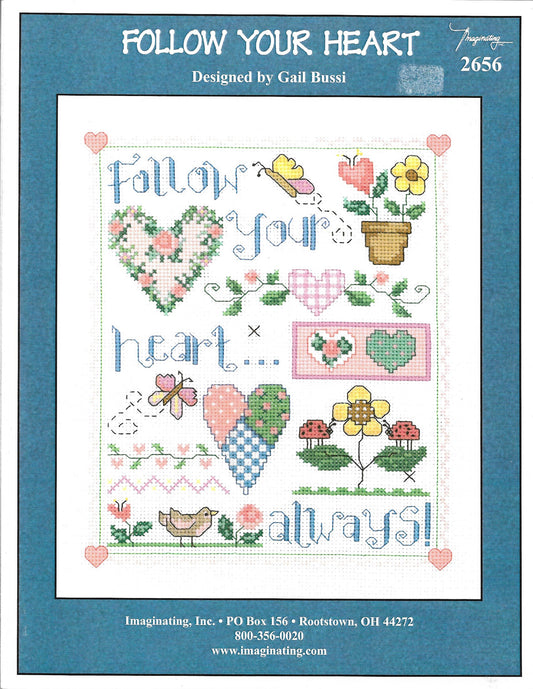 Imaginating Follow Your Heart 2656 cross stitch pattern