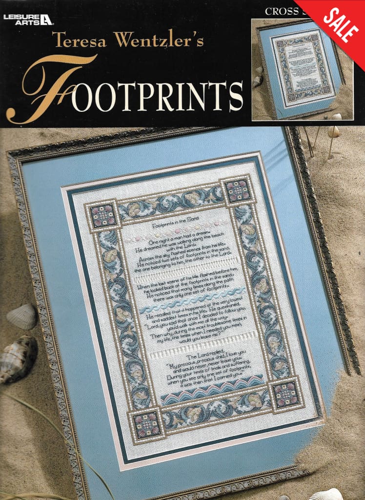 Leisure Arts Footprints by Teresa Wentzler 3092 cross stitch pattern