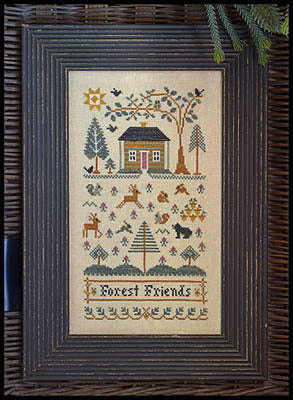 Little House Needleworks Forest Friends LHN151 cross stitch pattern