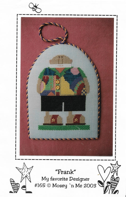 Mosey 'n Me Frank - the cross stitch pattern