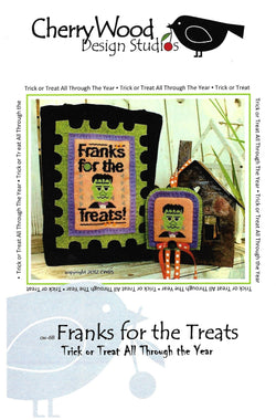 CherryWood Design Studios Franks For The Treats halloween cross stitch pattern