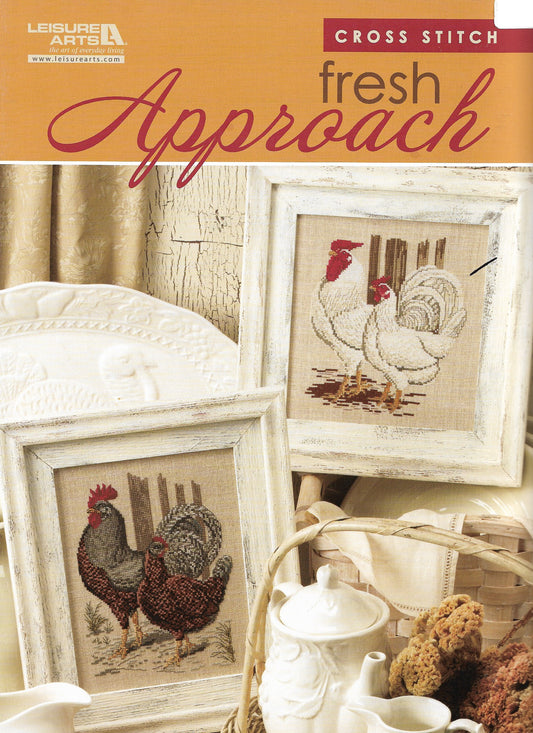 Leisure Arts Fresh Approach 5847 chicken cross stitch pattern