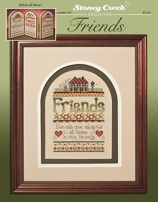 Stoney Creek Friends LFT237 cross stitch pattern