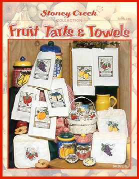 Stoney Creek Fruit Tarts & Towels BK244 cross stitch pattern