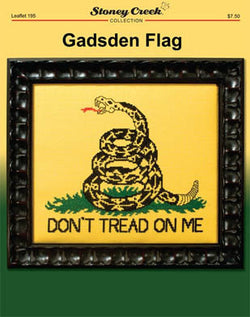 Stoney Creek Gadsden Flag LFT199 cross stitch pattern
