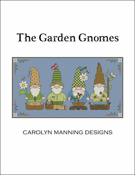 Carolyn Manning Garden Gnomes cross stitch pattern
