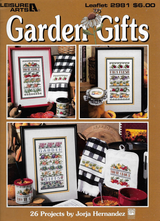 Leisure Arts Garden Gifts 2981 cross stitch pattern