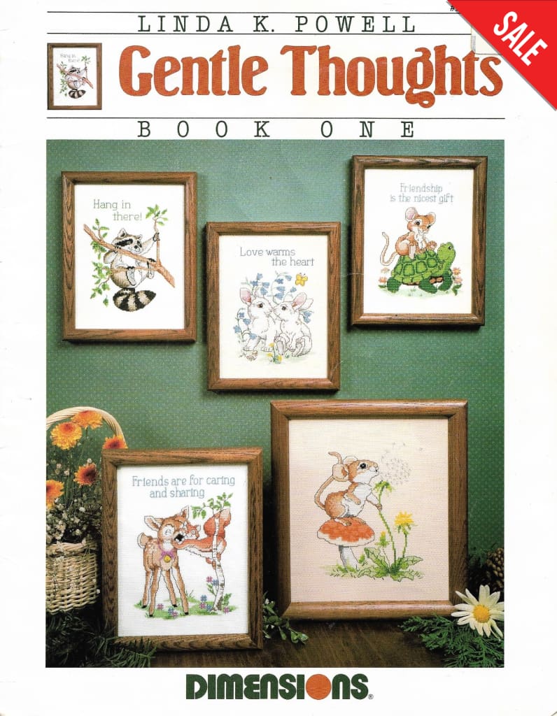 Dimensions Gentle Thoughts Book 116 inspirational cross stitch patterns