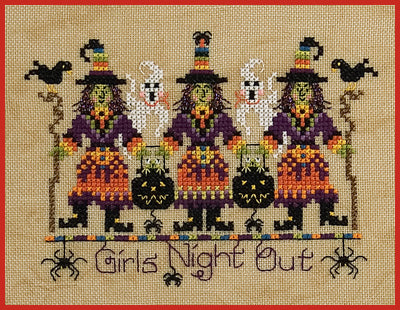 Just Nan Another Girls Night Out JN167 cross stitch pattern