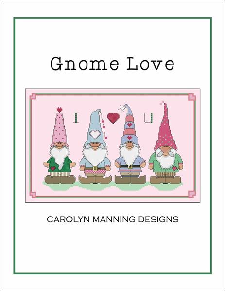 Carolyn Manning Gnome Love cross stitch pattern