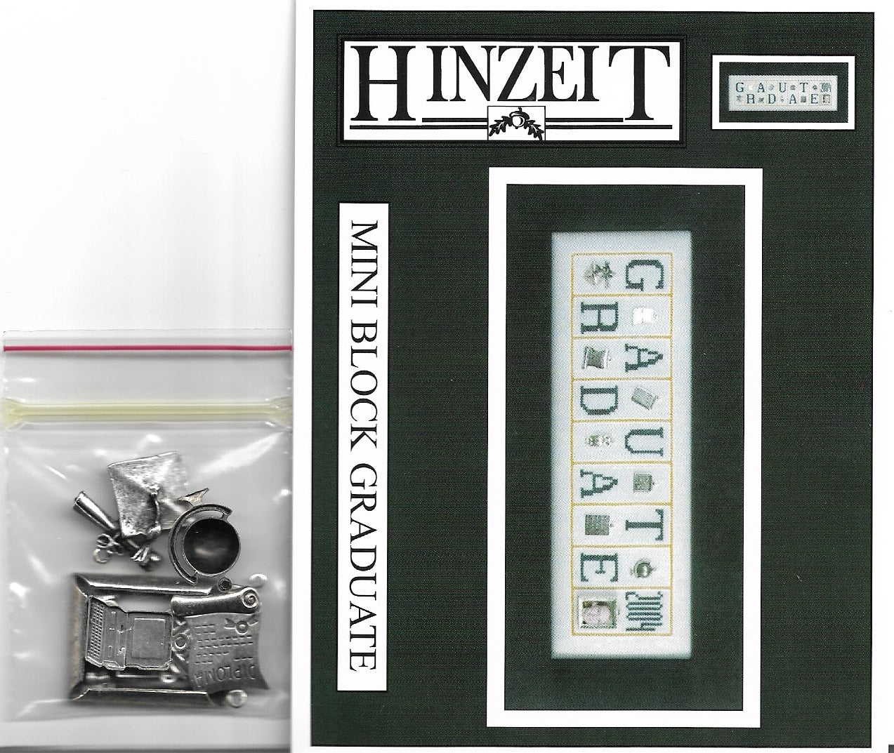 Hinzeit Graduate charmed cross stitch pattern
