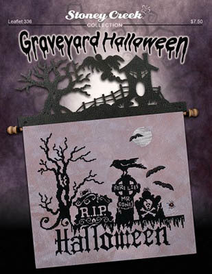 Stoney Creek Graveyard Halloween LFT336 cross stitch booklet