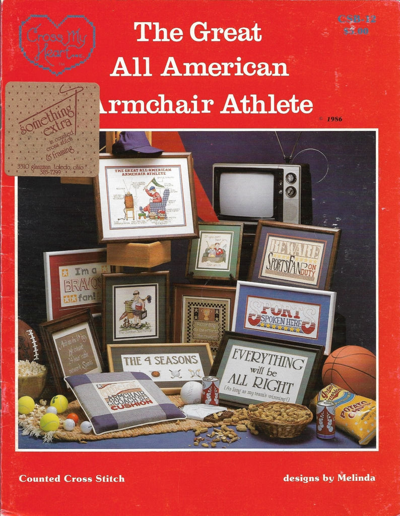 The Great All American Armchair Athlete pattern Sandra's Stitch Stash