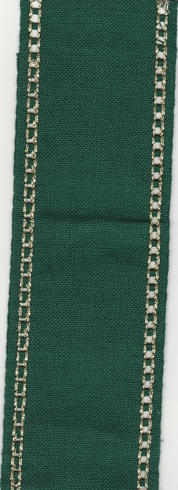 Linen 27ct 3x18 Victorian Green Banding Fabric