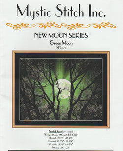 Mystic Stitch Green Moon NFP-177 cross stitch pattern