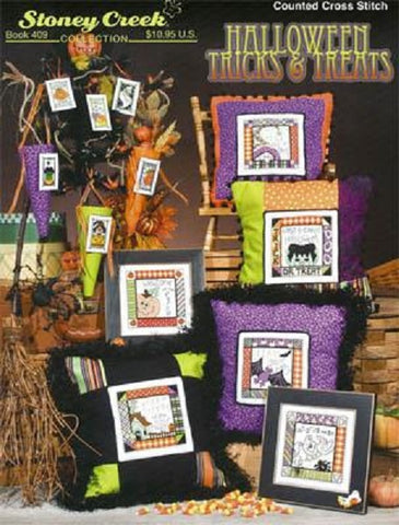 Stoney Creek Tricks & Treats BK409 halloween cross stitch booklet