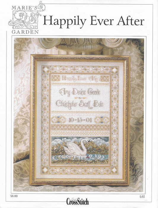 Just Cross Stitch Marie's Garden Happily Ever After cross stitch pattern