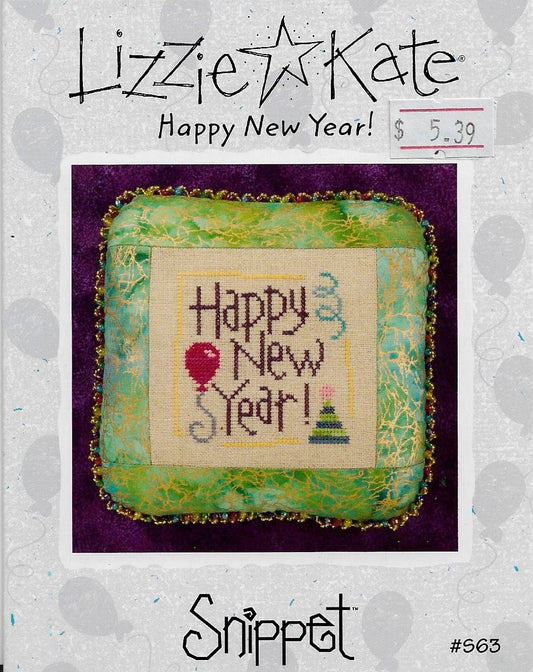 Lizzie Kate Happy New Year! S63 cross stitch pattern