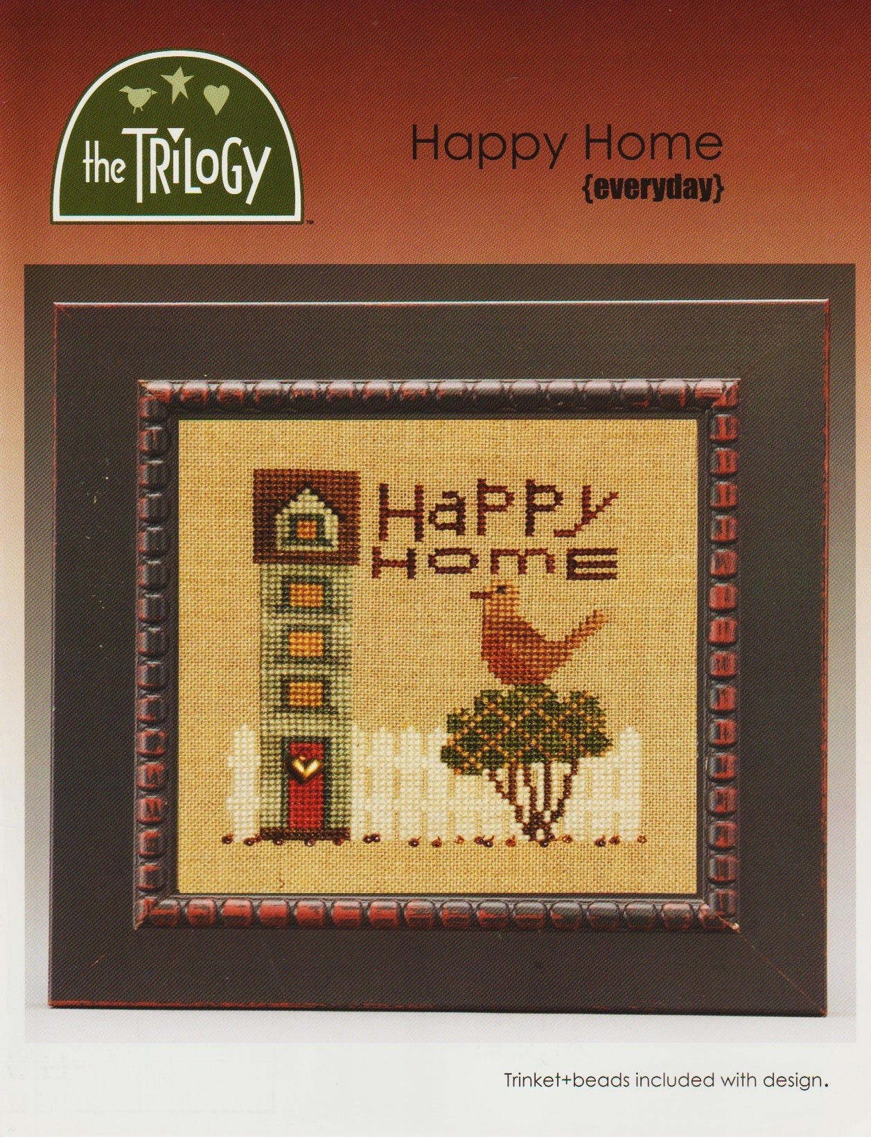 Trilogy Happy Home everyday bird cross stitch pattern