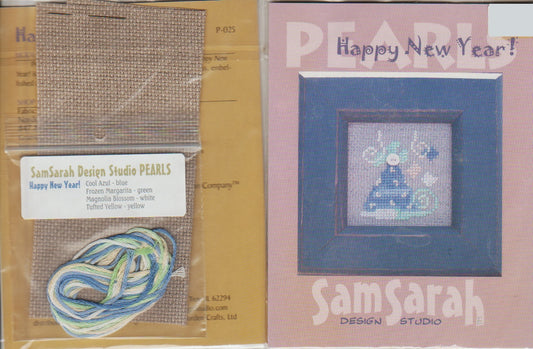 Sam Sarah Happy New Year cross stitch kit