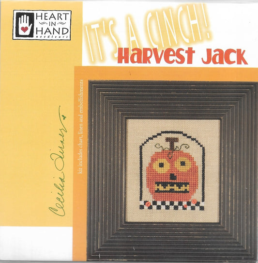 Heart in Hand Harvest Jack It's A Cinch cross stitch pattern