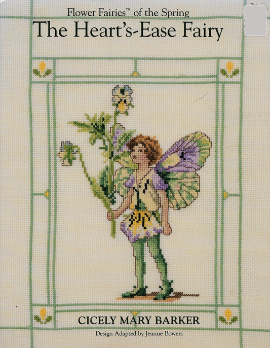 Green Apple Heart's Ease Fairy Cicely Mary Barker cross stitch pattern